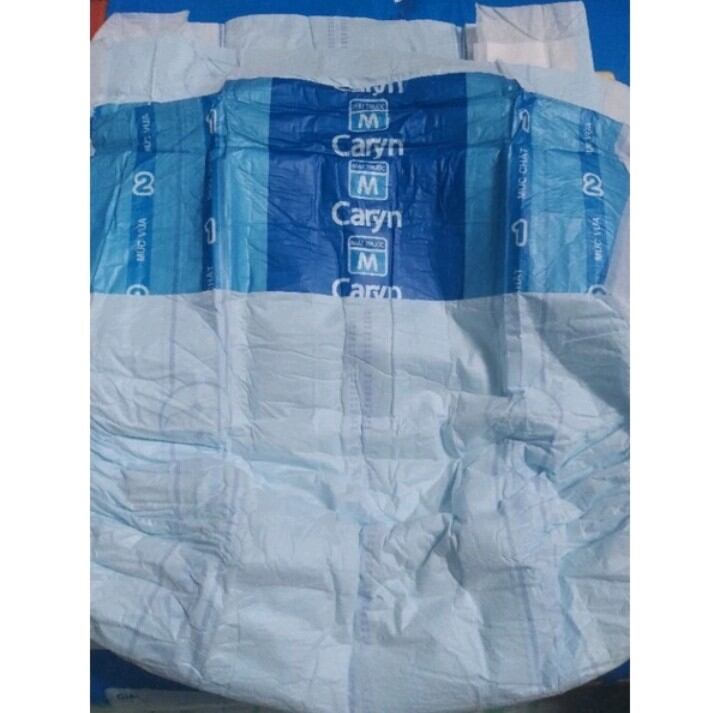 10 tã dán caryn siêu tiết kiệm size M-ML-XL cho người già, người bệnh, mẹ đi sinh