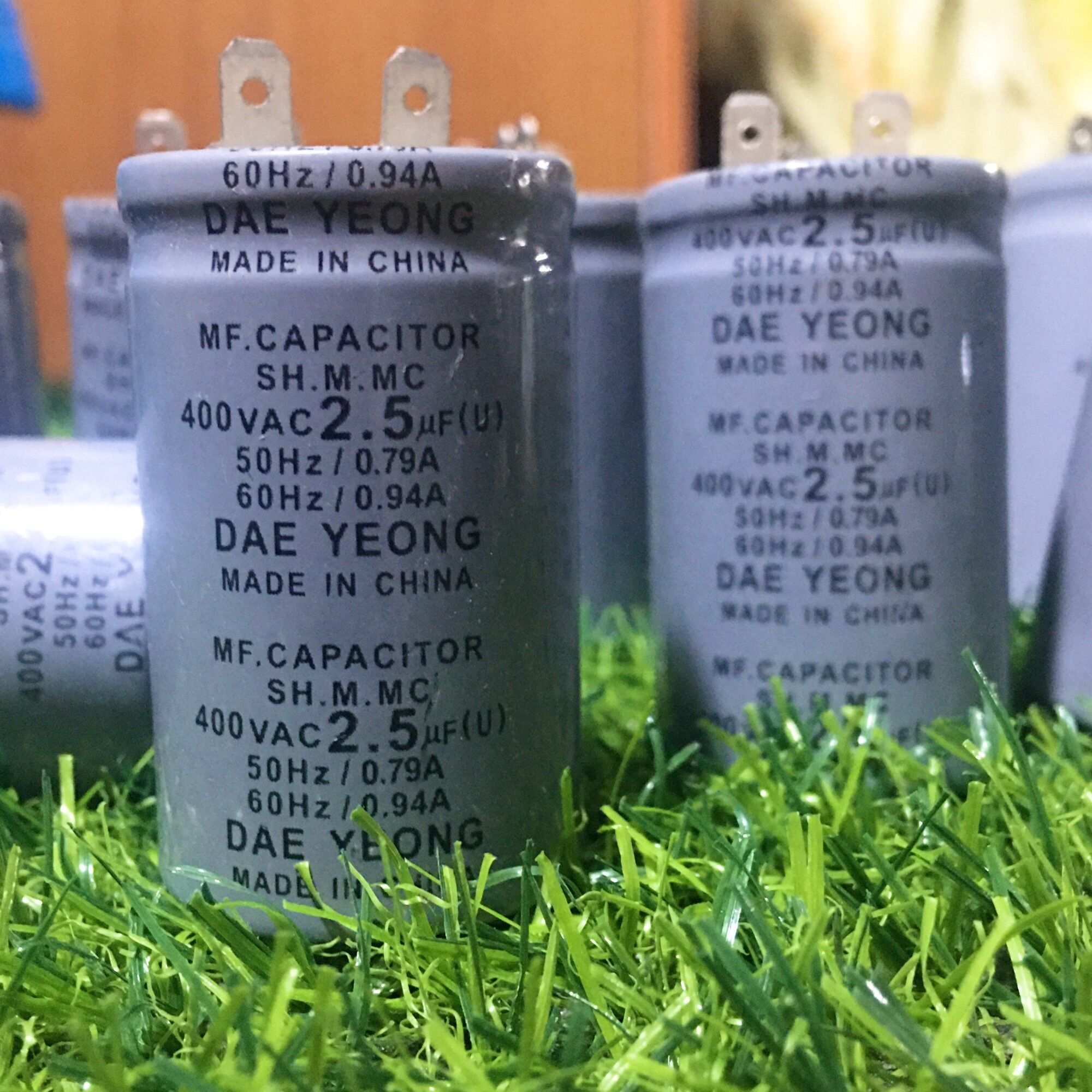 Tụ quạt Trần 2.5 uf - 3uf / 450VAC dùng cho các loại quạt Trần