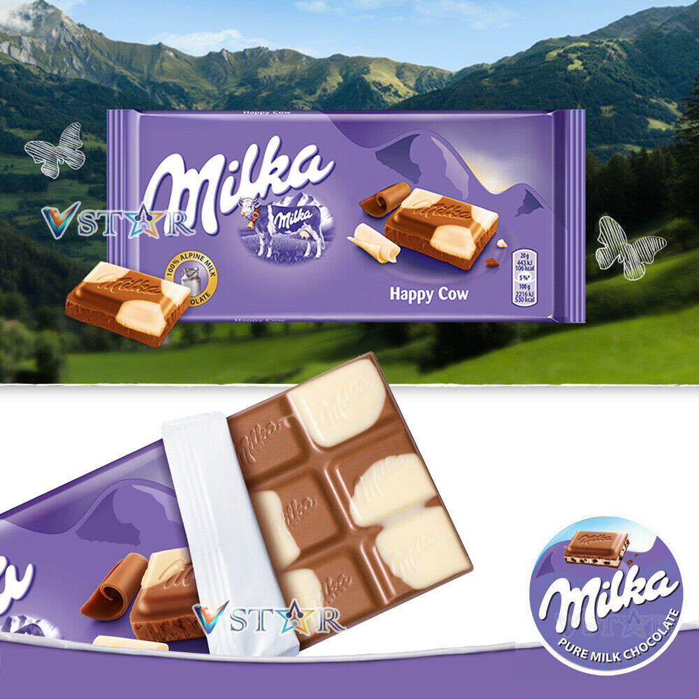 Socola Milka Happy Cows Nội Địa Đức 100 g