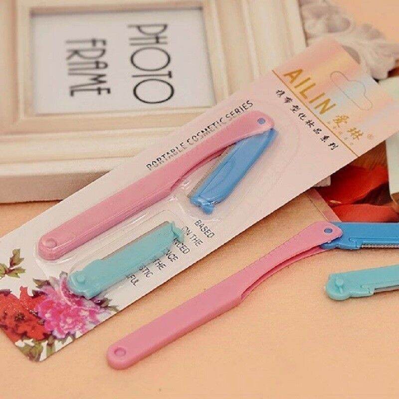 Bộ dao cạo lông mày 2 lưỡi