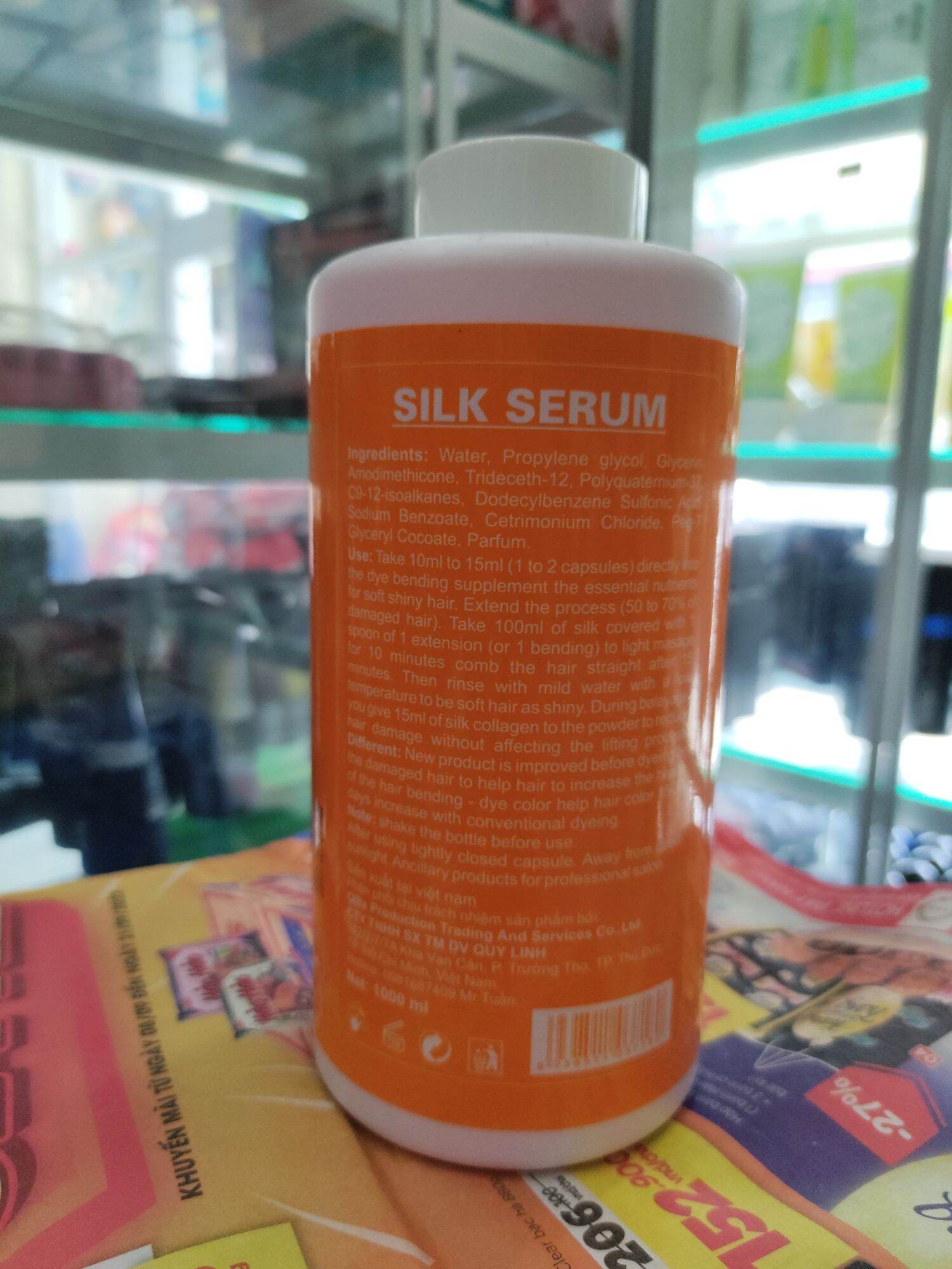 Phủ lụa Silk Serum Collagen Nano 1000 ml