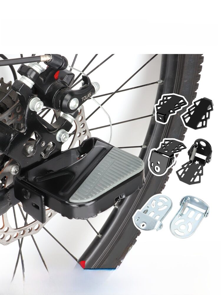  Bánh Đạp Xe Đạp Mountain Bike Có Thể Gập Lại Cho Ghế Sau Bánh Xe Đạp Điện Phổ Thông Dành Cho Trẻ Em Phụ Kiện Xe Đạp Đầy Đủ 