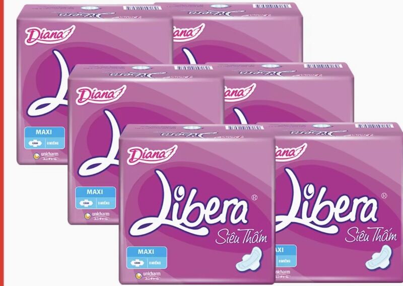 Bvs Libera siêu thấm cánh combo 6 gói