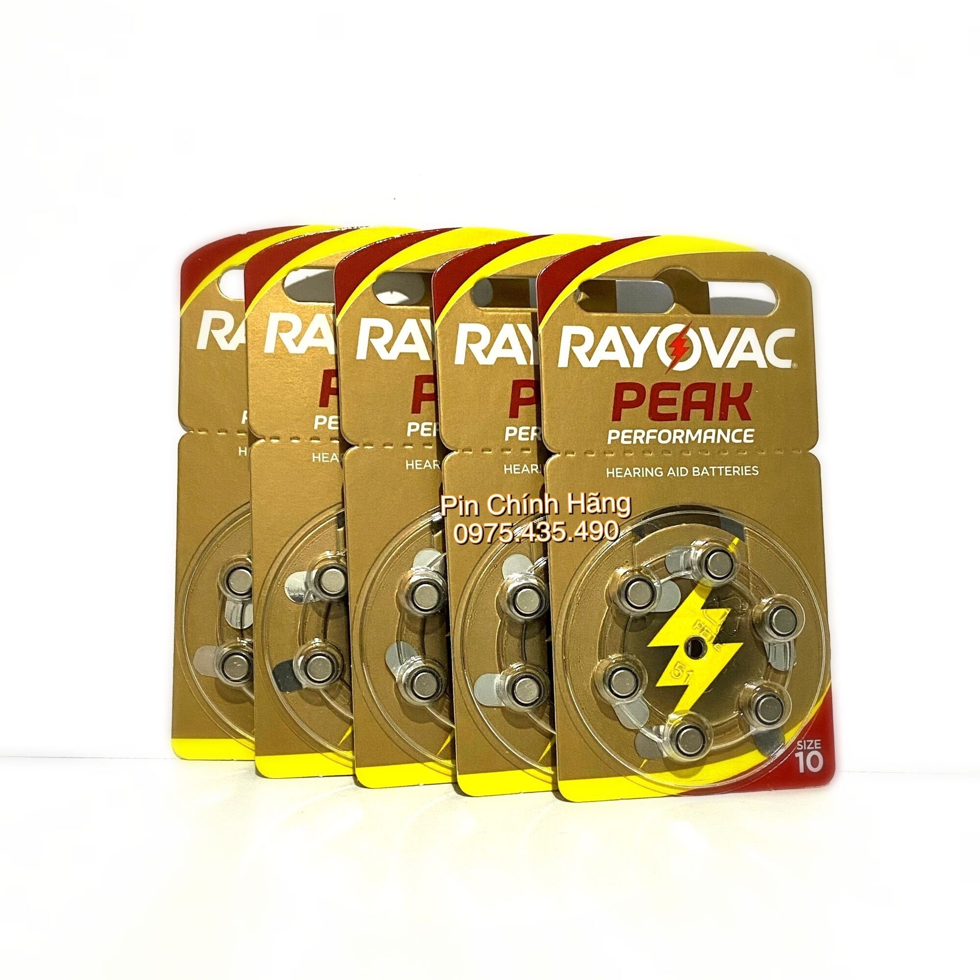 Pin Trợ Thính Raykovac 10 PR70 Vỉ 6 Viên