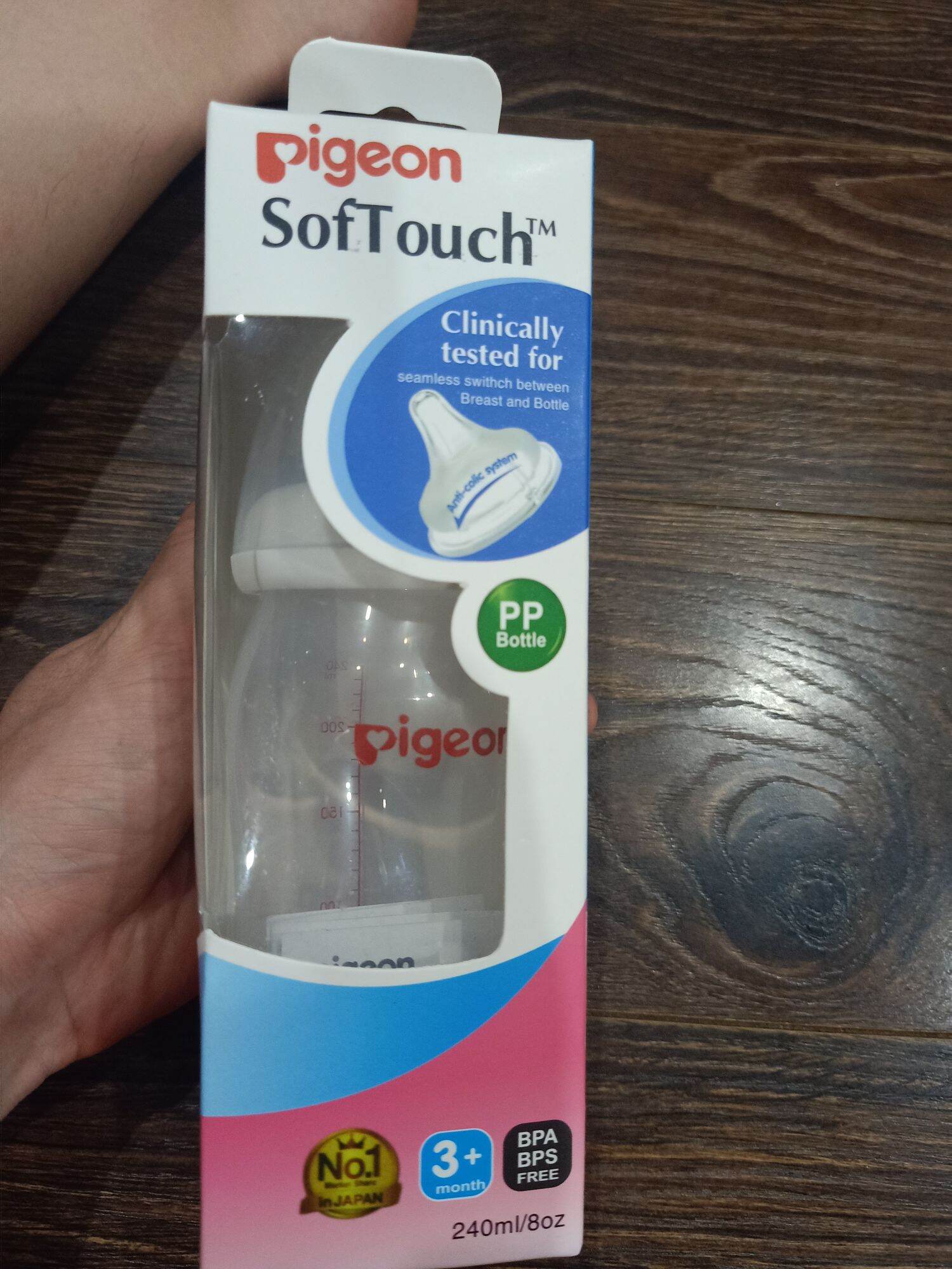 Bình sữa pigeon Softouch PPBottle 160ml/240ml cho bé