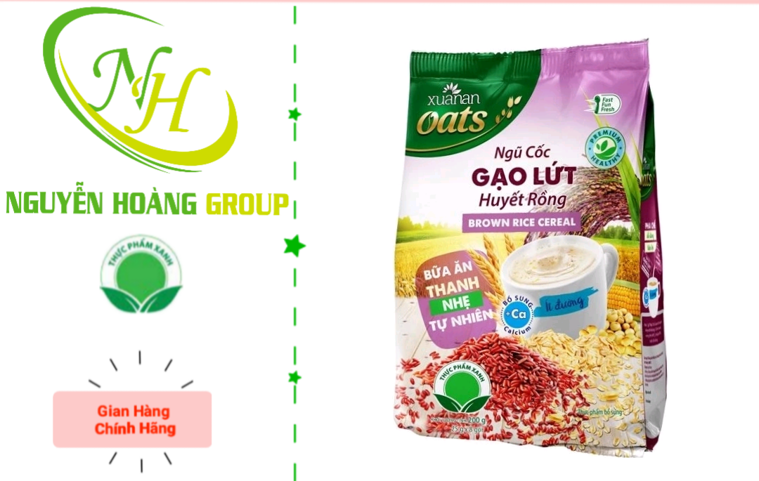 XUÂN AN - Ngũ Cốc Yến Mạch Ít Đường 400g