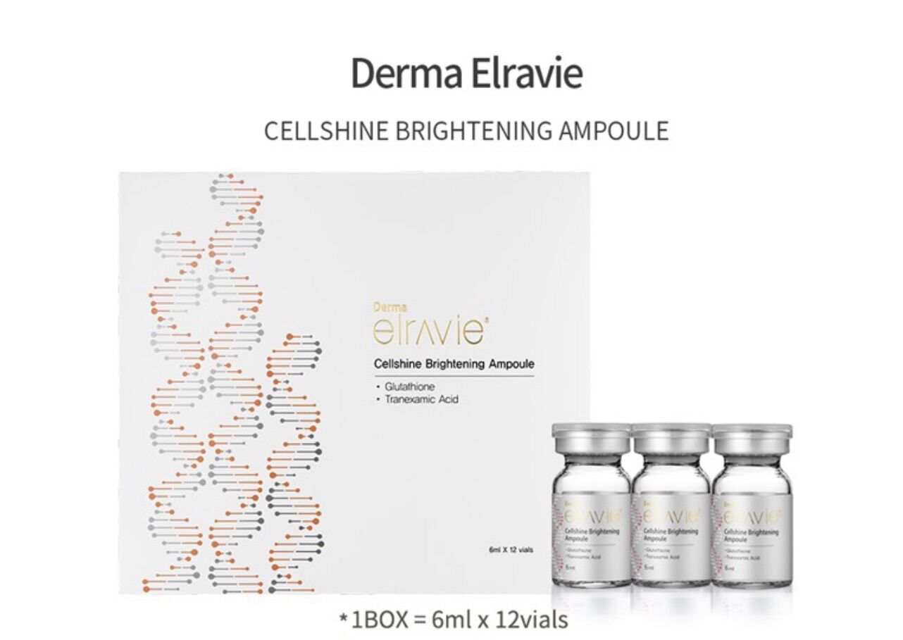 Bộ Serum tế bào gốc Elravie 12lọ trắng da, mờ nám tàn nhang