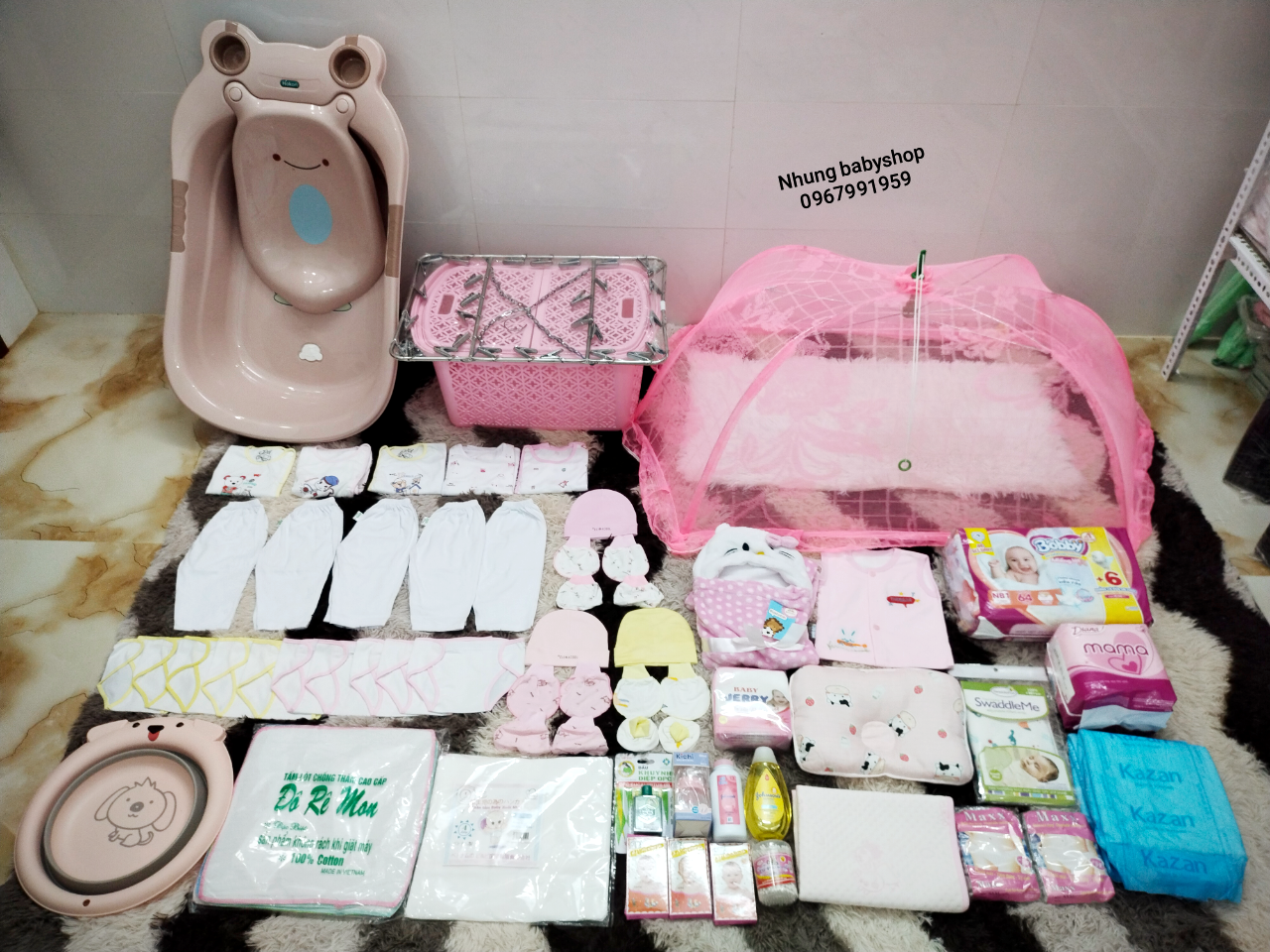 MỚI_ Combo trọn bộ đi sinh xin sò cho mẹ và bé , quà tặng cho mẹ và bé