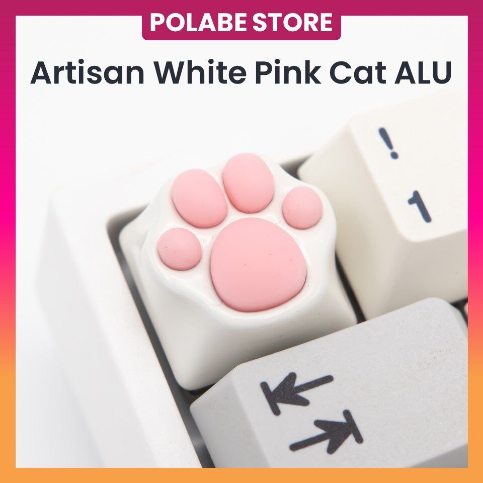 Nút bấm Artisan CUTE CAT Keycap bàn phím cơ - Polabe Store