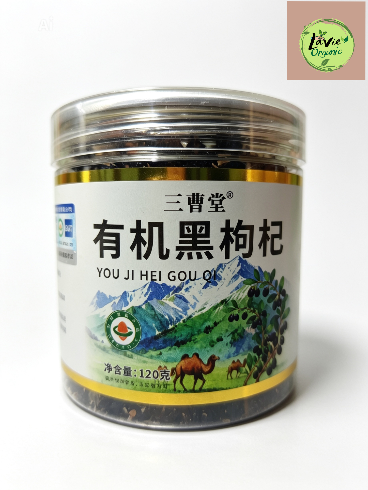 Kỷ tử đen hữu cơ 120g