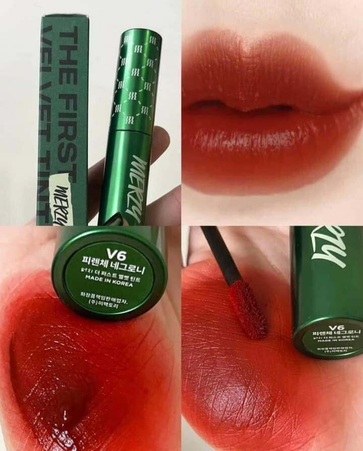 Son kem MERZY V6 phiên bản xanh lá