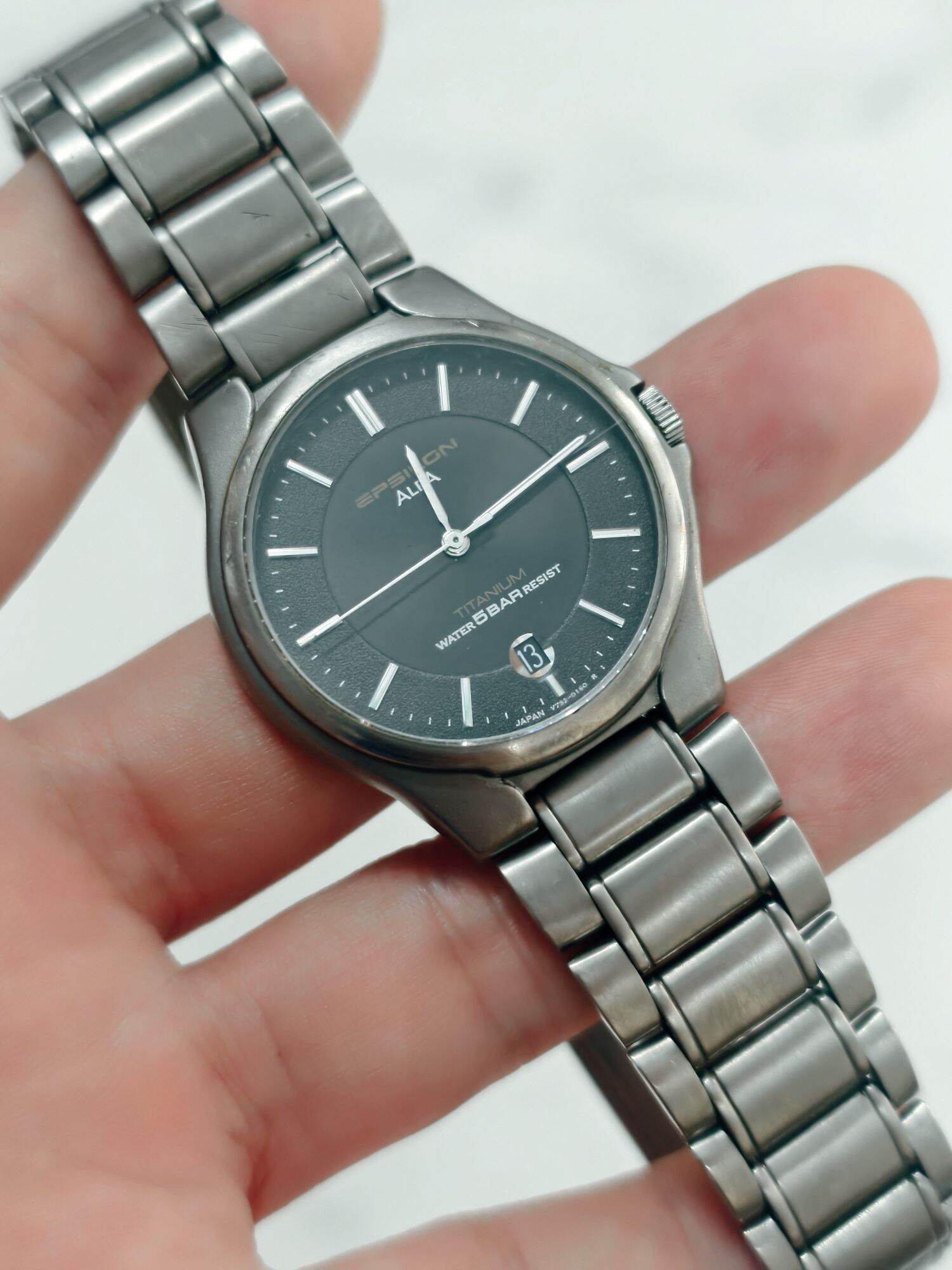 Đồng hồ nam Alba Titanium Nhật Bản