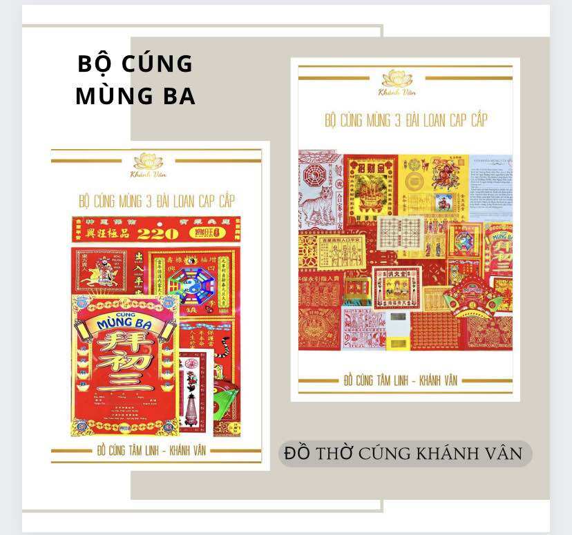 Cúng Mùng 3 Tết- Lễ Hoá Vàng( Ảnh Thật + Văn Khấn )