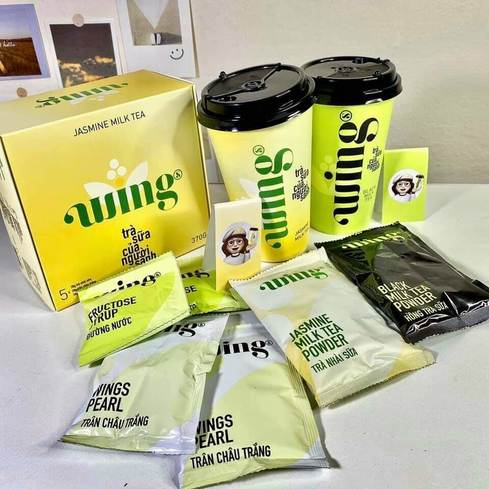 Trà sữa Wings 69k/ hộp (pha đc 5 cốc)