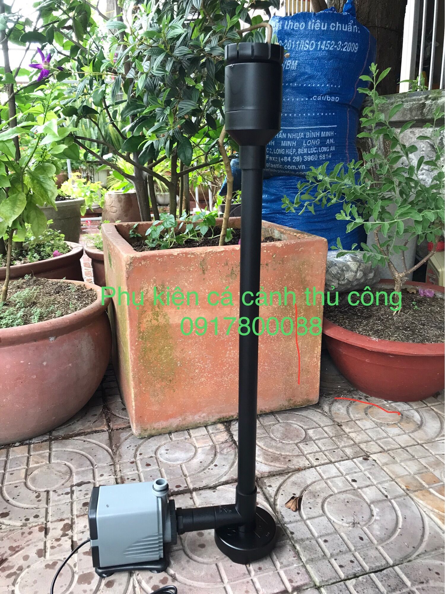 Hút mặt hút đáy bể cá, hồ Koi, hồ non bộ có máy bơm Atman và Periha nhiều kích cở