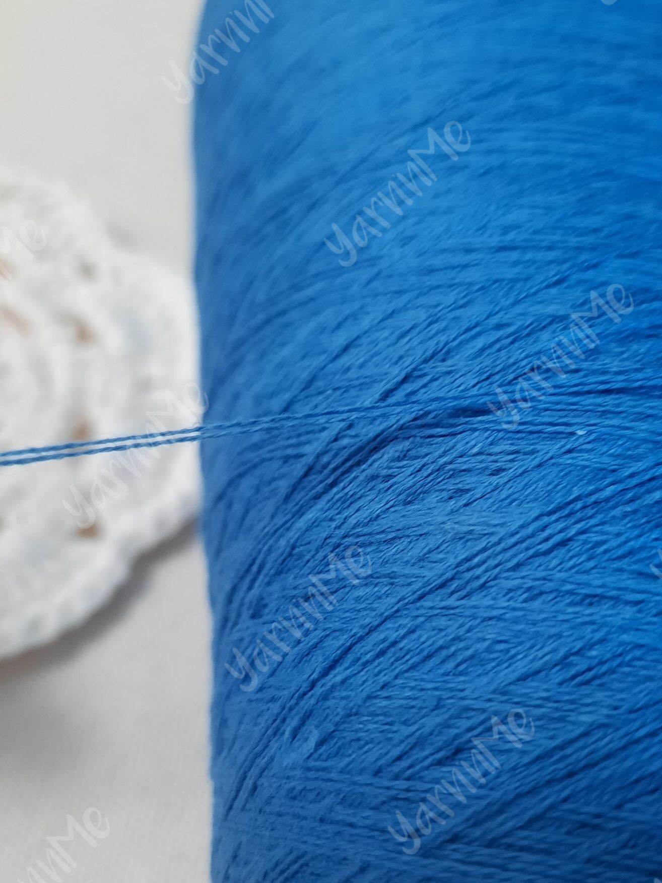 [HCM]50gr sợi cotton mộc India cỡ 0.5mm đan móc áo váy doily lace