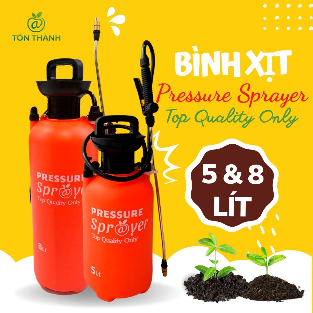 Bình xịt sâu tưới cây 5l 8l phun sương aaa pressure sprayer