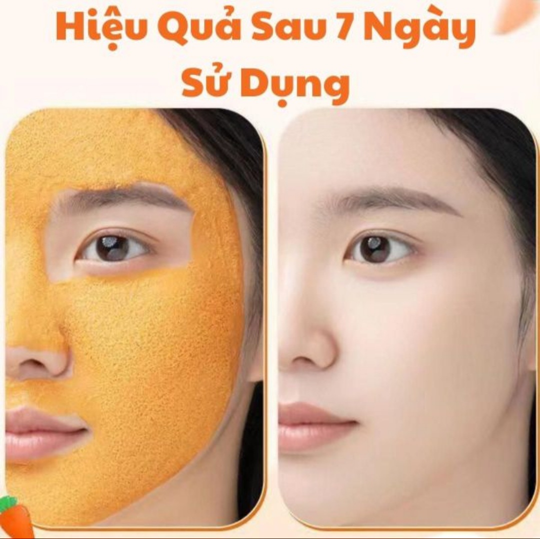 Mặt Nạ Sủi Bọt Thải Độc Cà Rốt (Hộp 12 Gói)