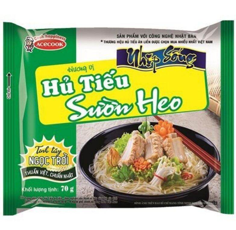 Hủ tiếu nhịp sống vị sườn heo 10 gói 70g