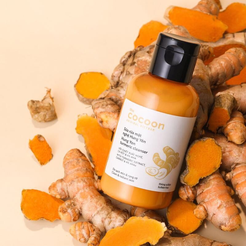 COCOON sữa rửa mặt nghệ Hưng Yên 140ml