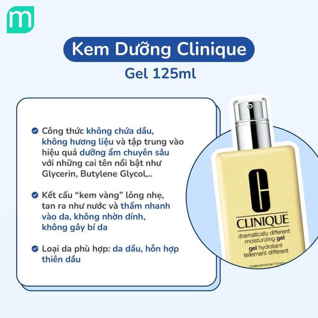 Kem dưỡng ẩm Clinique Dramatically Different Moisturizing Gel/Lotion+ 125ml