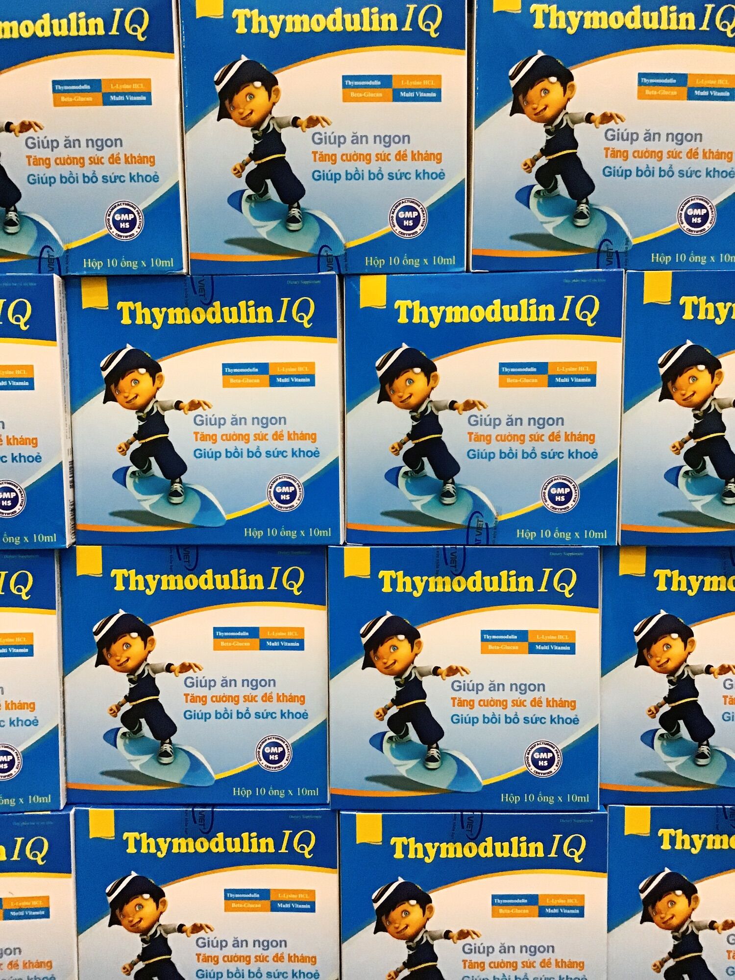 Siro Thymodulin IQ - ăn ngon, tăng đề kháng, bồi bổ sức khoẻ.