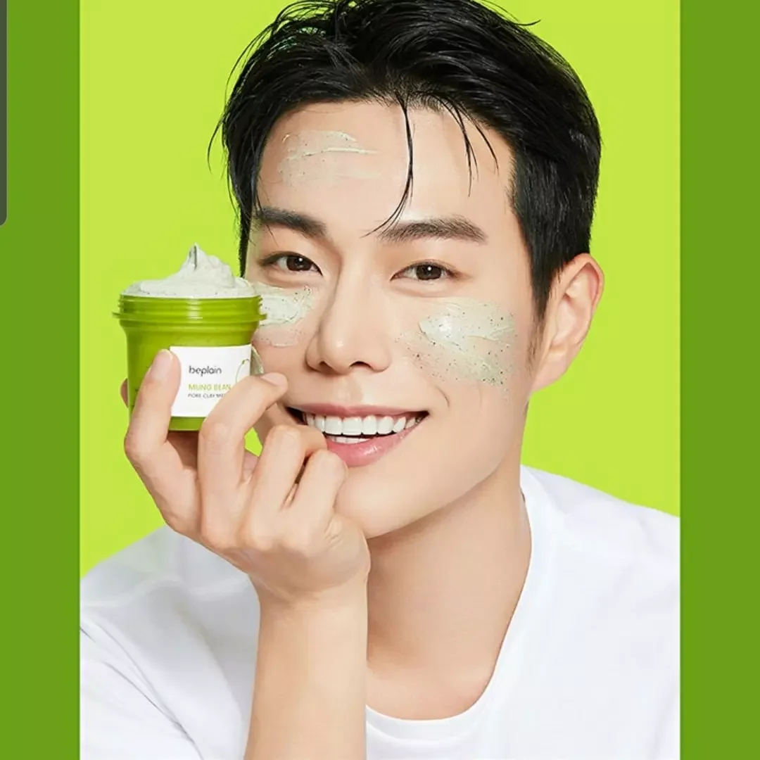 [Nhacuabeautyholic] Mặt nạ đất sét đậu xanh BEPLAIN MUNG BEAN PORE CLAY MASK