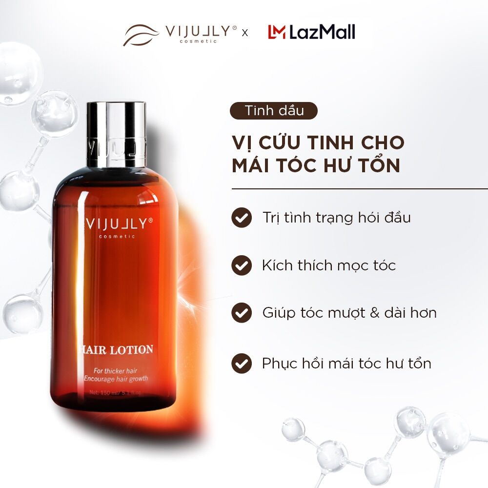 Combo 3 Chai Tinh Dầu Bưởi VIJULLY Kích Thích Mọc Tóc 150ml/Chai