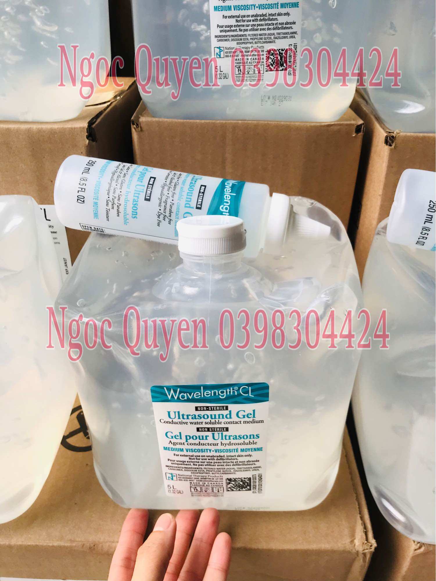 Gel Triệt Lông Lạnh Wavelength Trắng – Gel Hifu (5 Lít/Can)