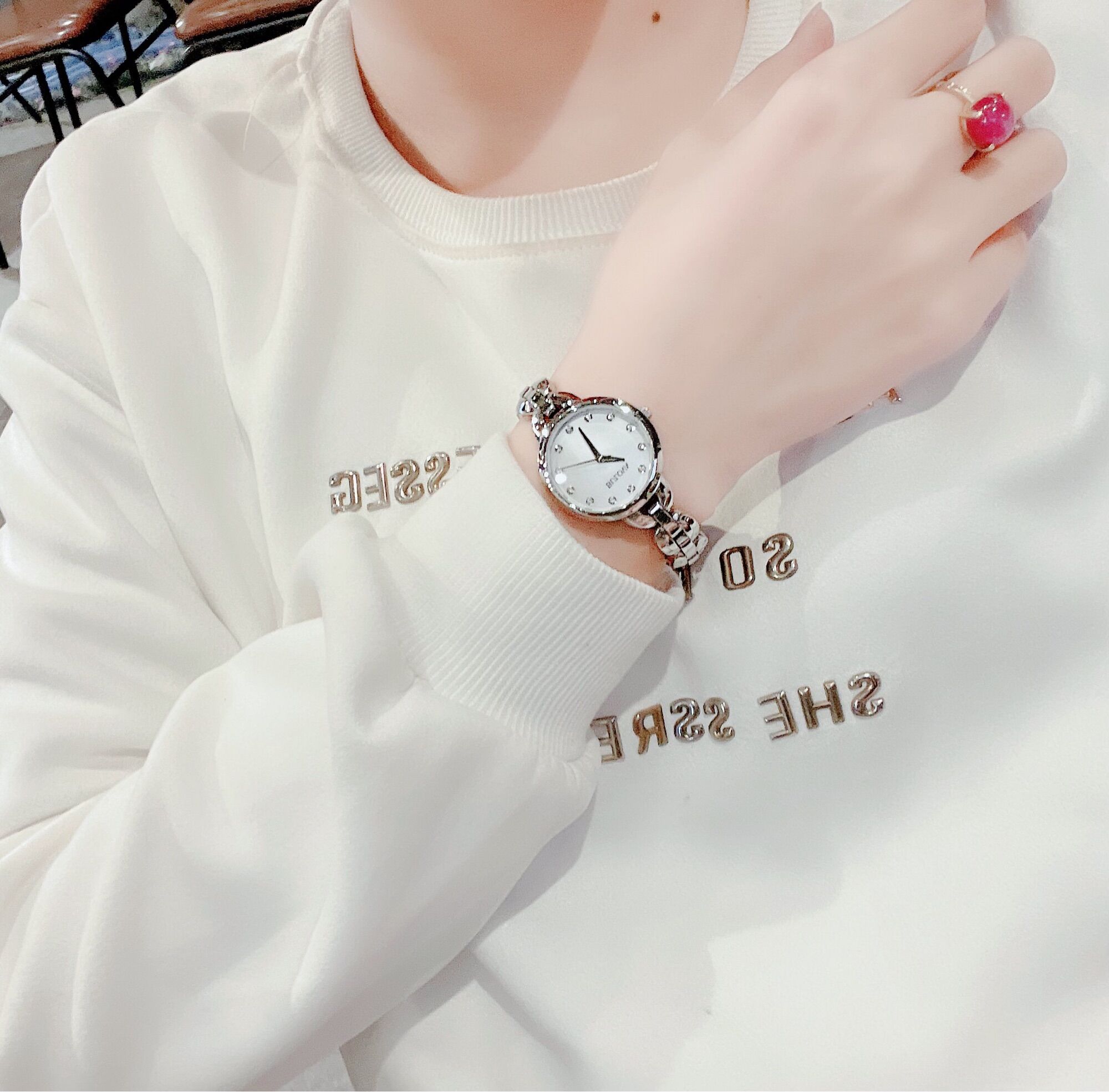 Đồng hồ nữ BULOVA 96L204 mặt xà cừ siêu đẹp