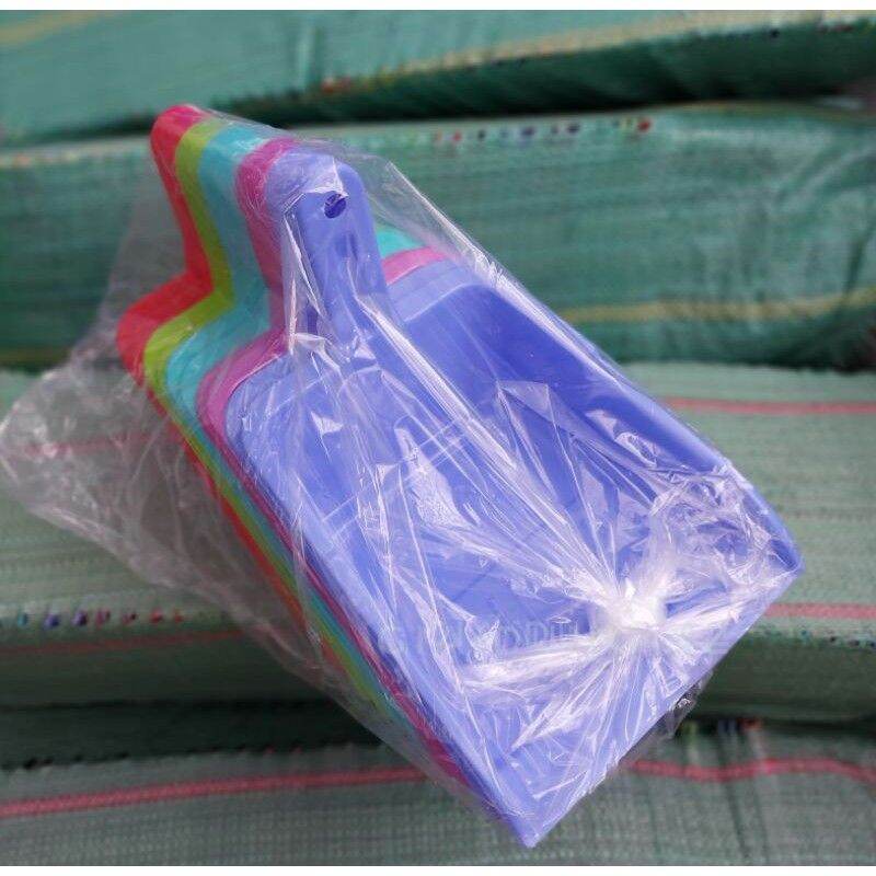 Chổi Ky Hốt Rác Nhựa Cán Ngắn 25X25X14CM - Màu Sắc Ngẫu Nhiên