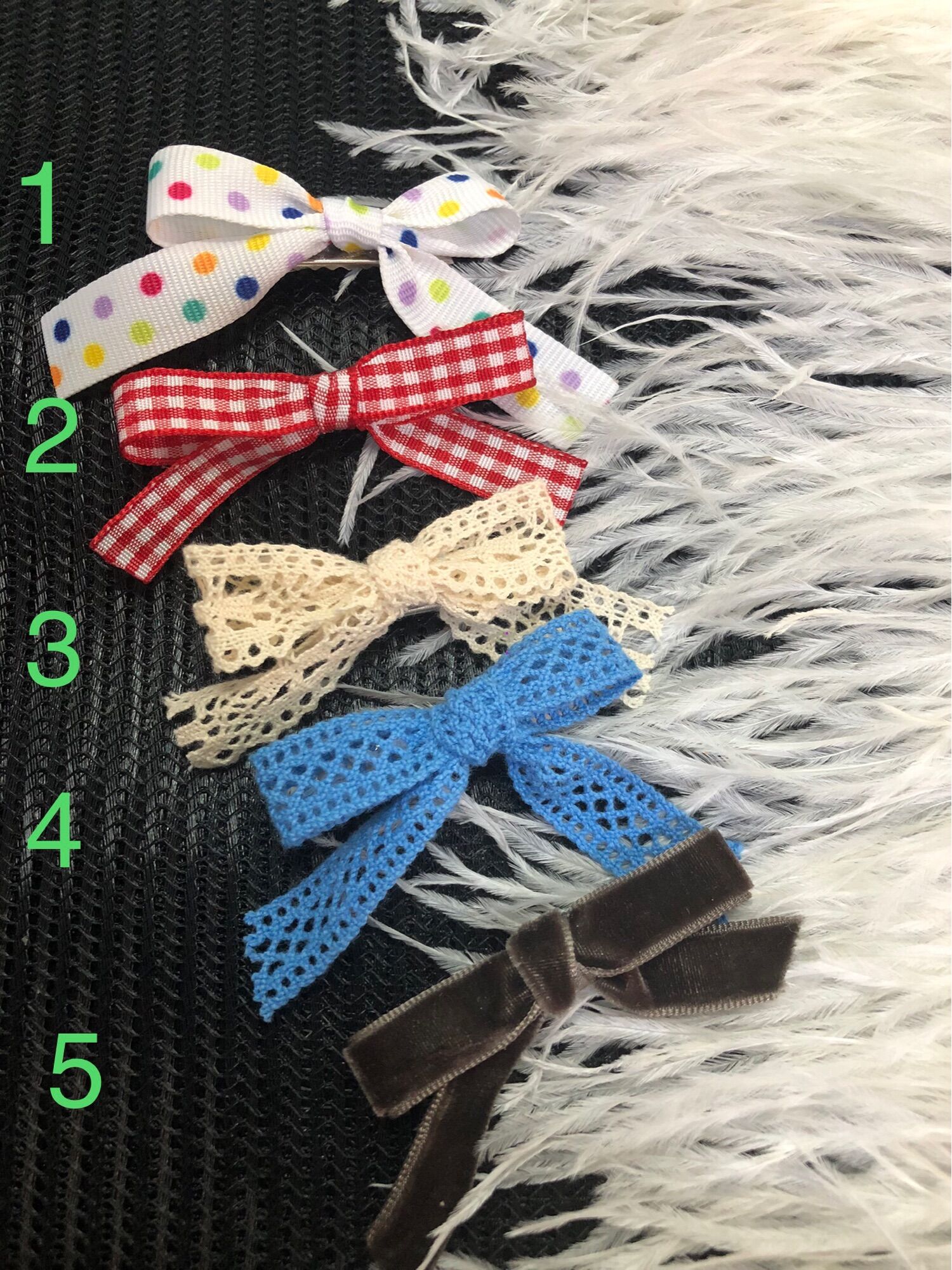 Set 5 kẹp tóc cho bé gái