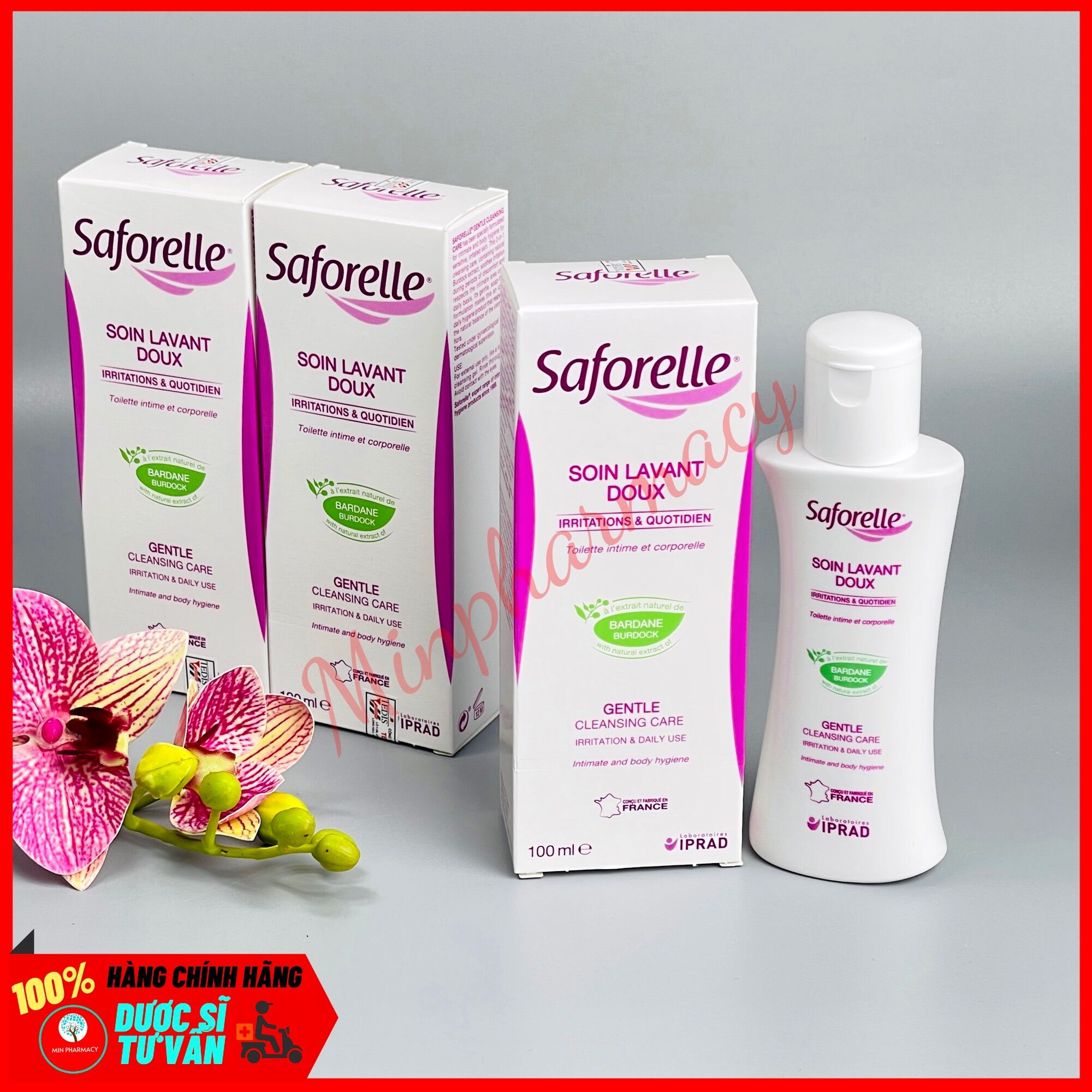 GEL VỆ SINH PHỤ NỮ SAFORELLE 100ml- Minpharmacy