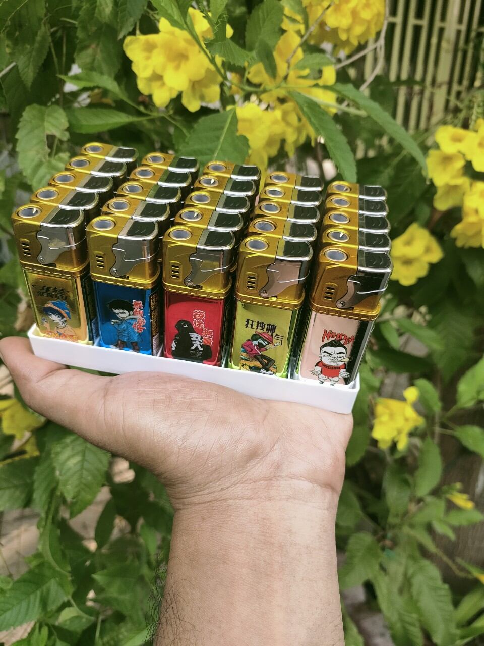 (Combo 5 cái) Hột quẹt lửa tia xanh GIÁP SẮT