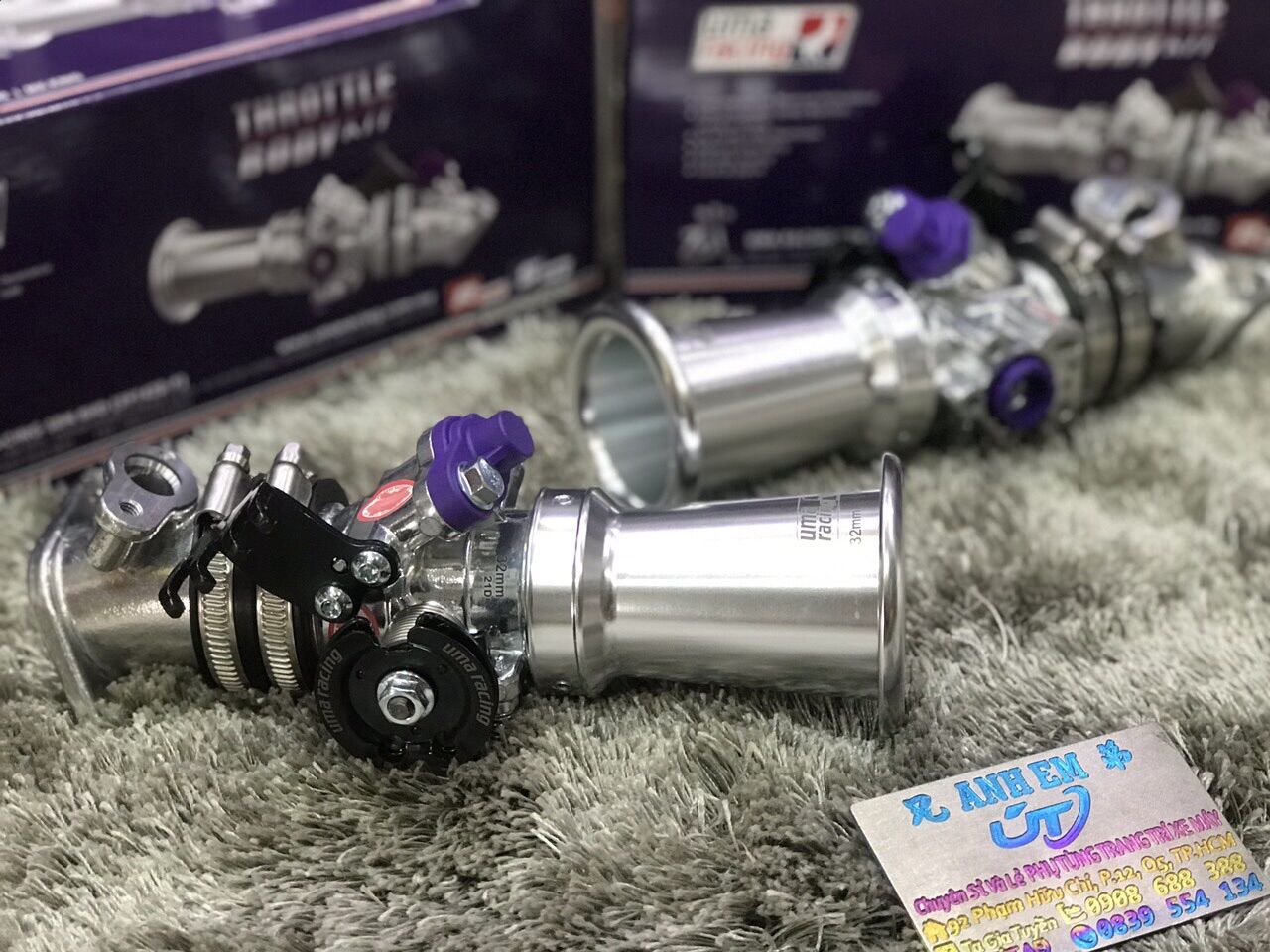 Họng Xăng Ex150 Uma ( Chính Hãng ) Size 32MM / 34MM