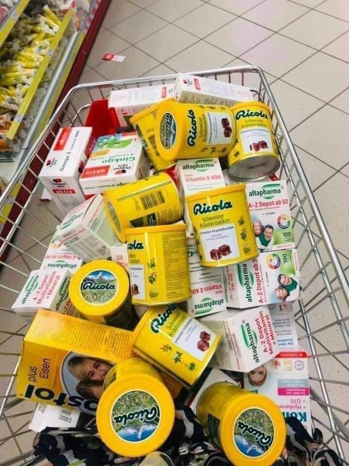 Kẹo Ngậm Ho Ricola (Đức) 250g Date 2025