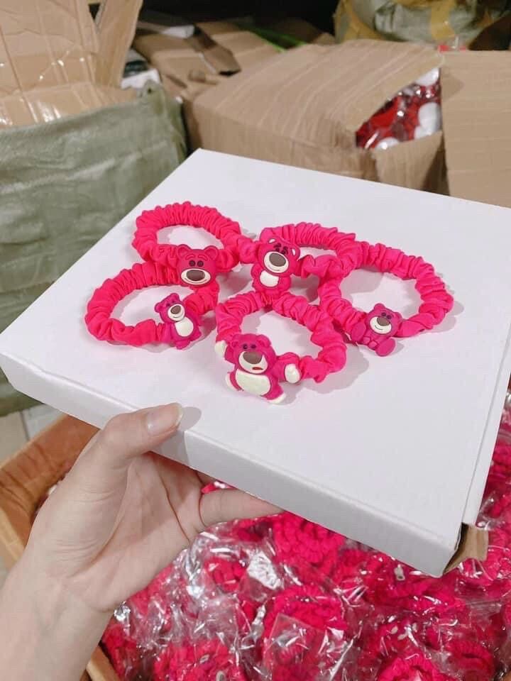 Set 5 scrunchies nhún gấu los to