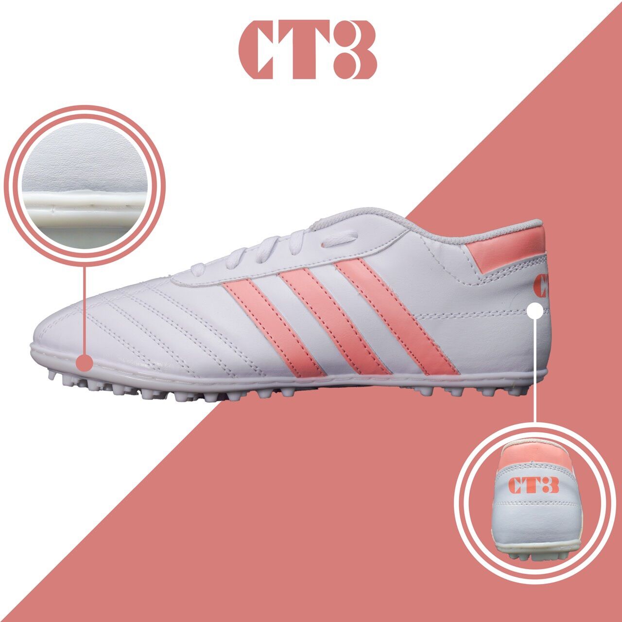 [HCM]giày đá banh ba sọc đủ size trẻ e và người lớngiày đá bóng thể thao nam nữ