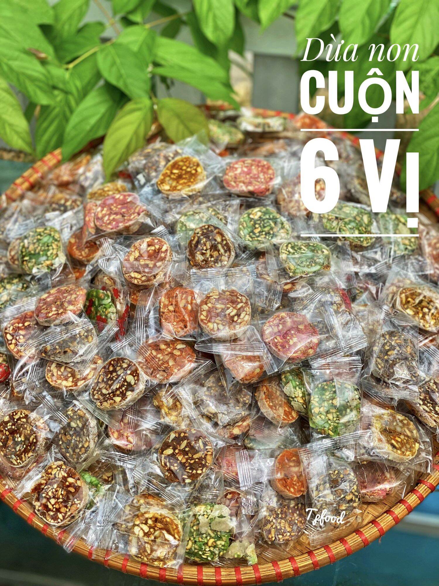 🍌🍌 KẸO CUỘN - DỪA NON 6 vị🍡🍡400GR