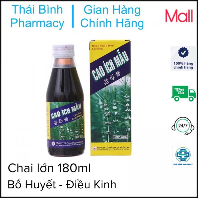 Cao Ích Mẫu dạng nước chai 180ml