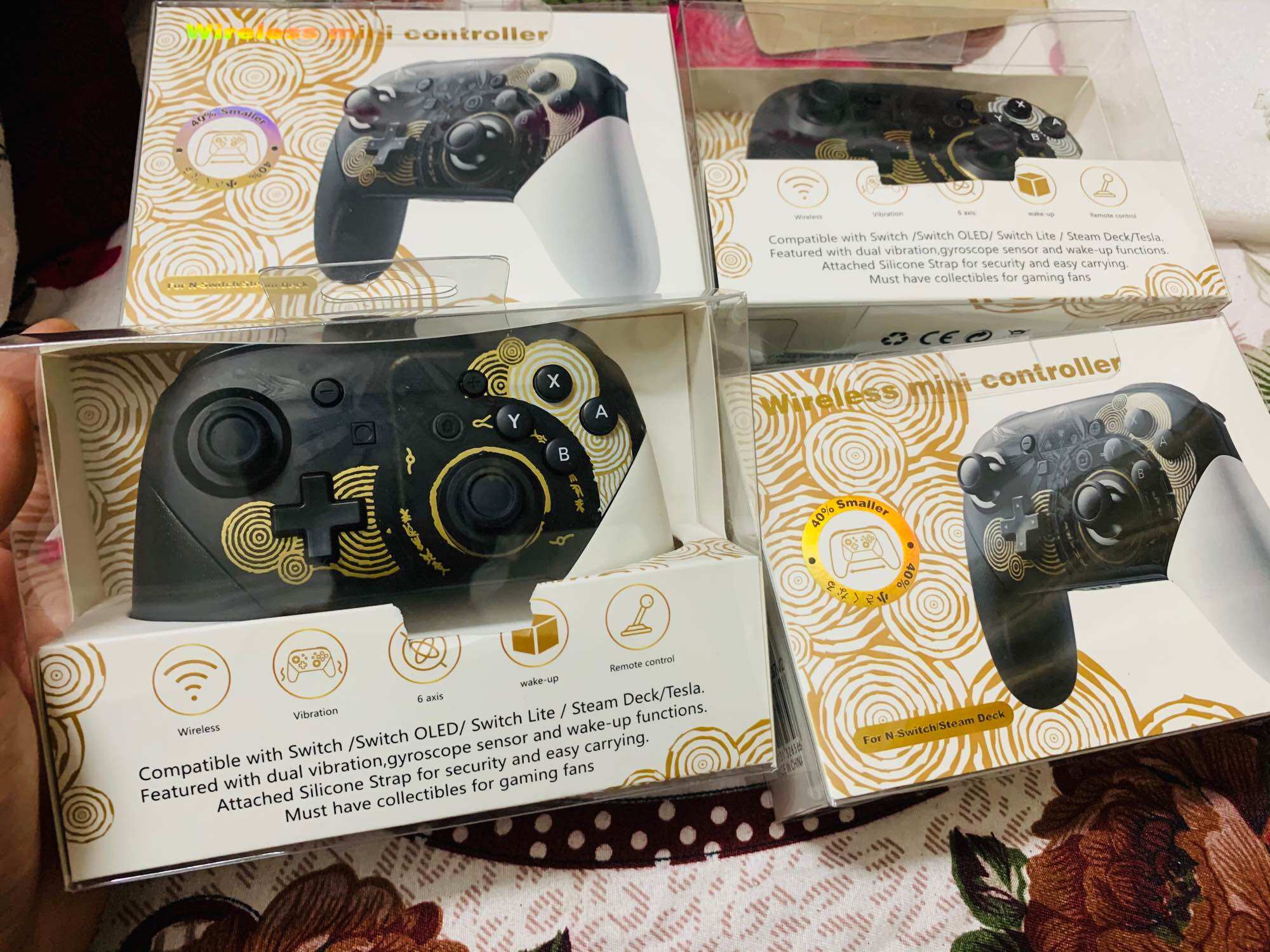 Tay cầm Zelda Pro cho SteamDeck Nintendo Switch Pc laptop tay bấm Pro controller nintendo switch oled litev1 v2 Ipega tomahawk