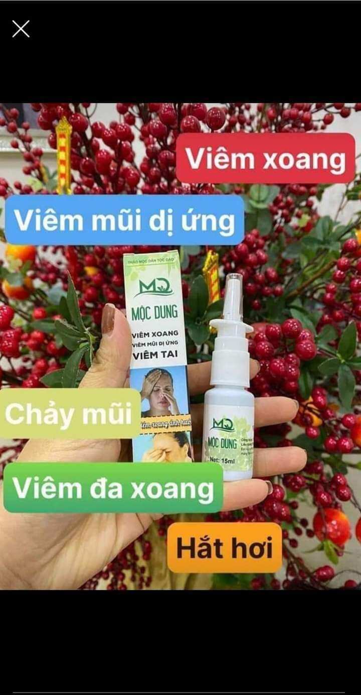 Viêm xoang Mộc Dung