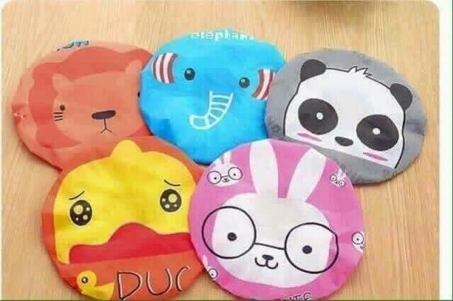 Mũ trùm chống ướt tóc hoạt hình