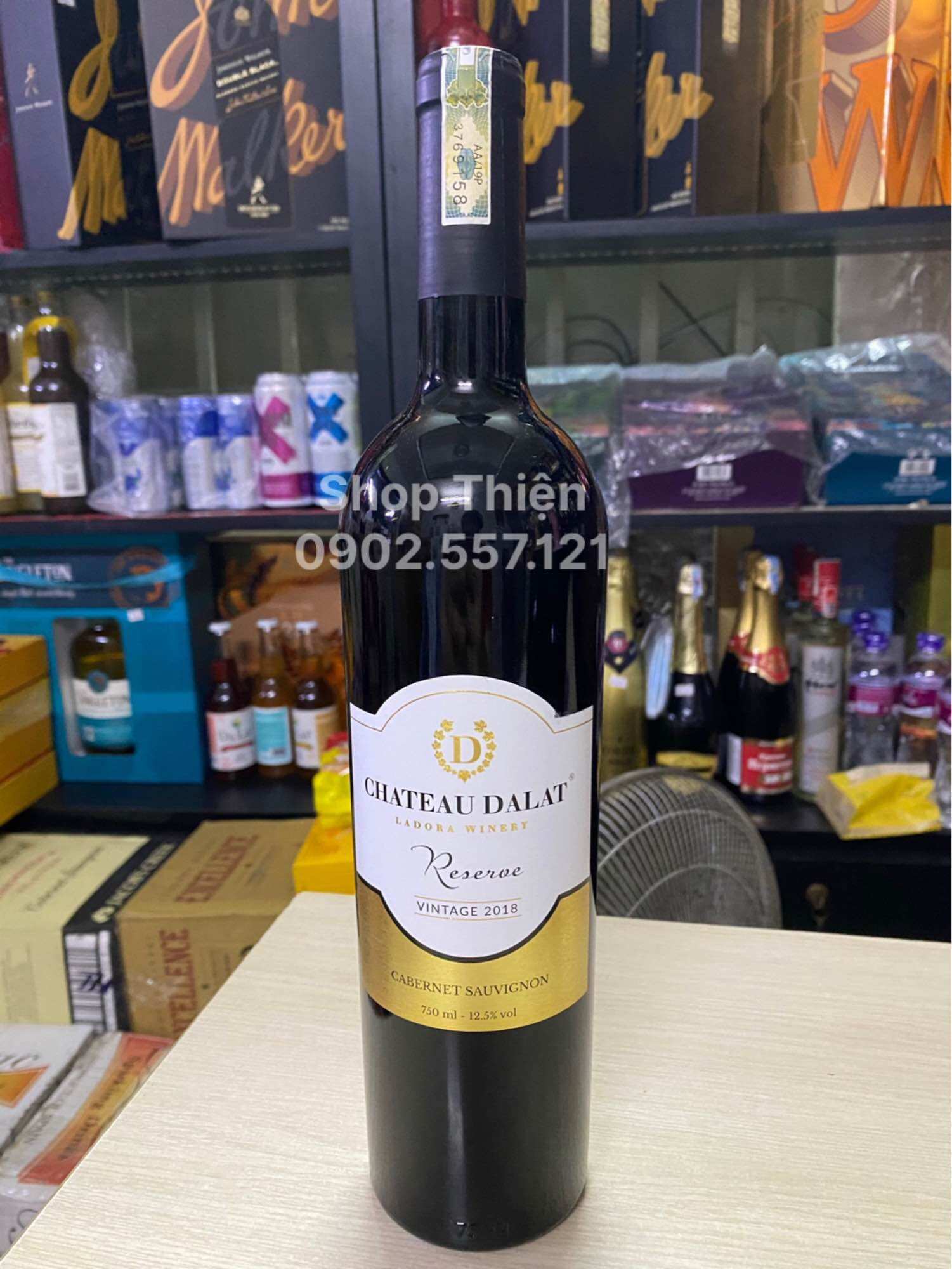 Vang Đà Lạt Đỏ Chateau Dalat RESERVE 12.5% 750ml