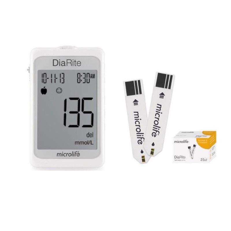 Que thử đường huyết Microlife DiaRite BGM TEST 25que - 50 que