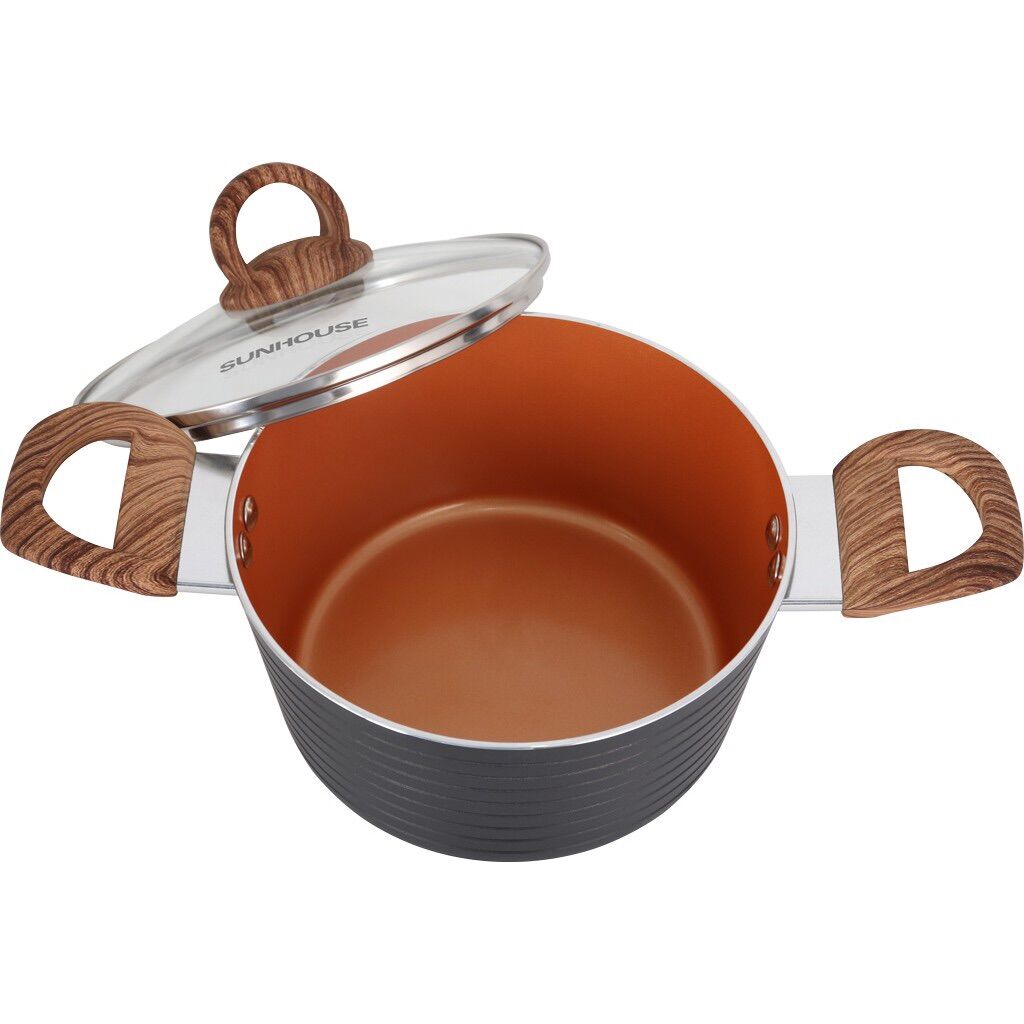 Nồi ceramic đáy từ sunhouse shg2024mca