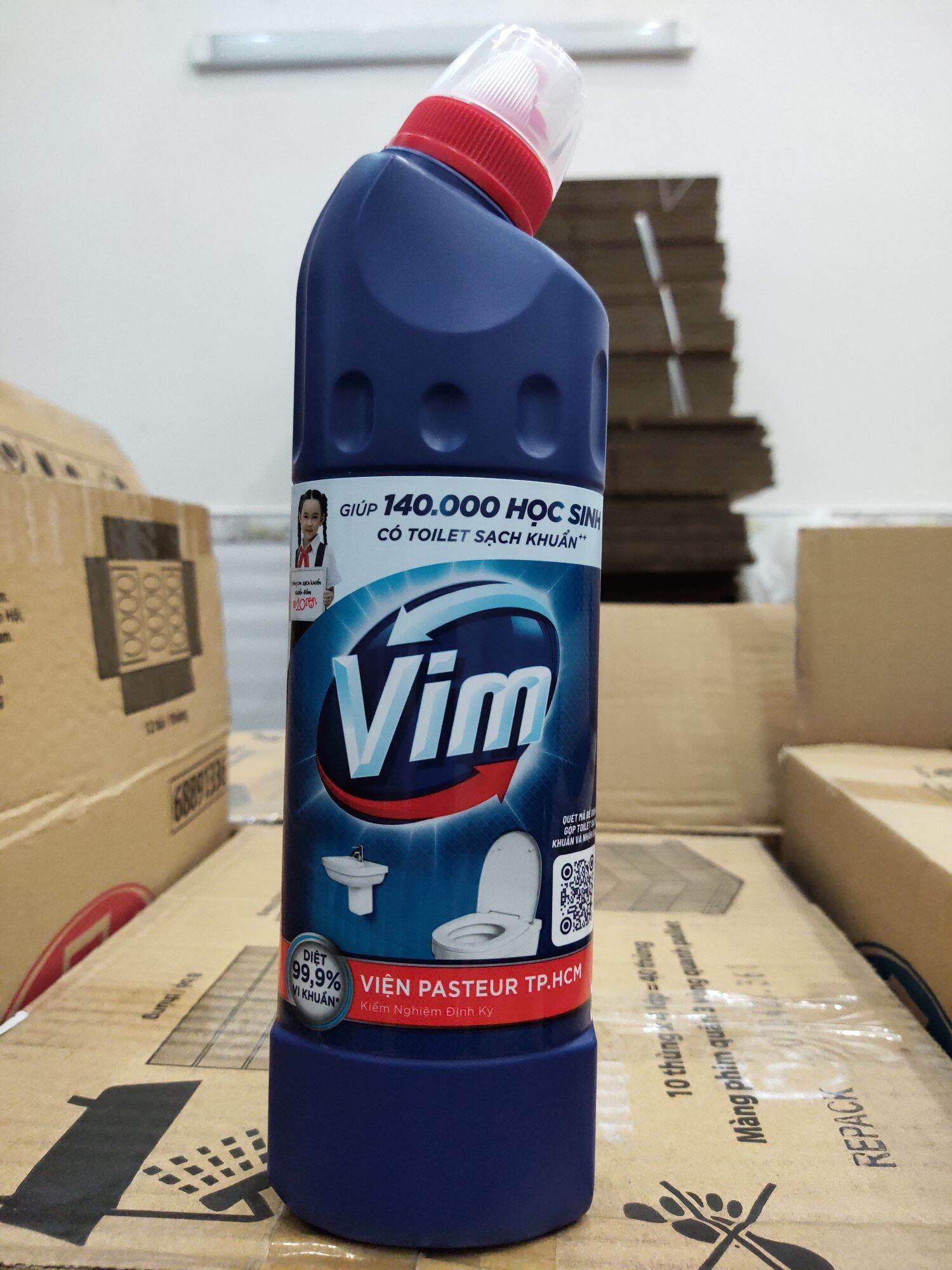 Vim tẩy bồn cầu nhà tắm 450ml