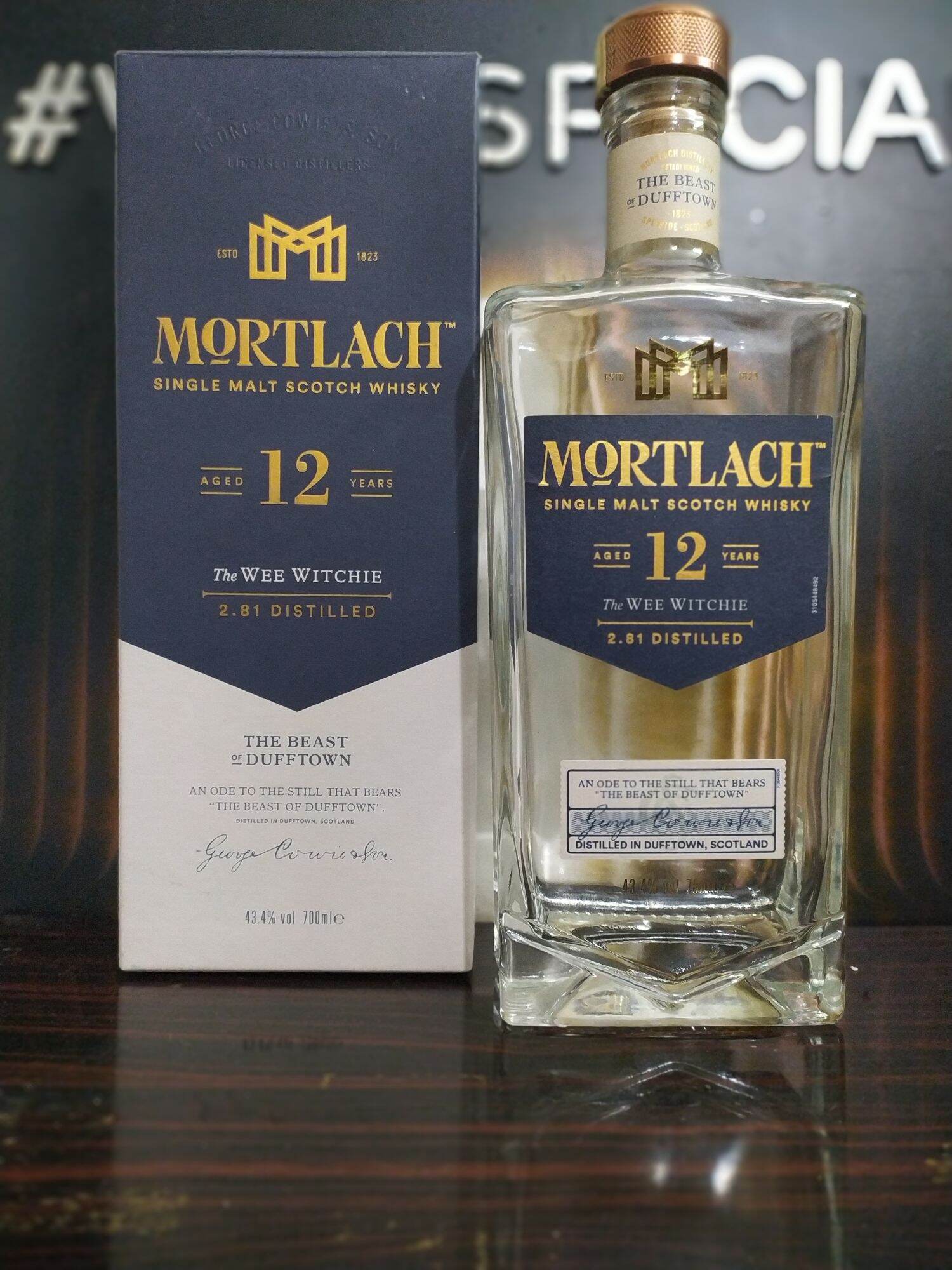 Vỏ chai mortlach, dung tích 700ml