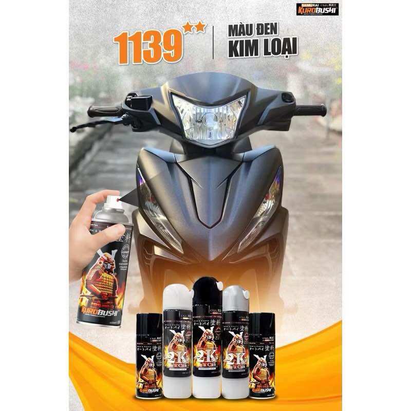 SƠN SAMURAI MÀU ĐEN ÁNH KIM 1139