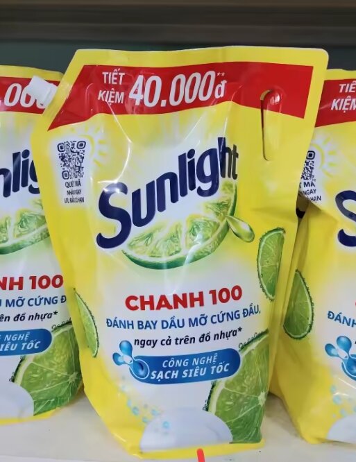 Nước rửa chén sunlight túi